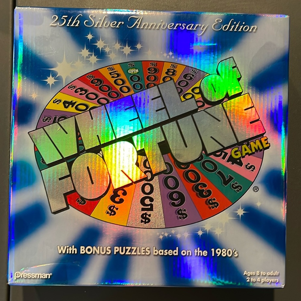 25th Silver Edition Wheel of Fortune Game